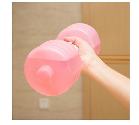 Water imported plastic irrigation water injection ladies fitness dumbbells