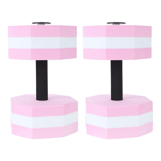2Pcs Aquatic Dumbbells EVA Flexible Floating Water Dumbbells